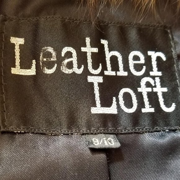 Leather Loft Vintage women's jacket size 9/10 - Picture 7 of 11